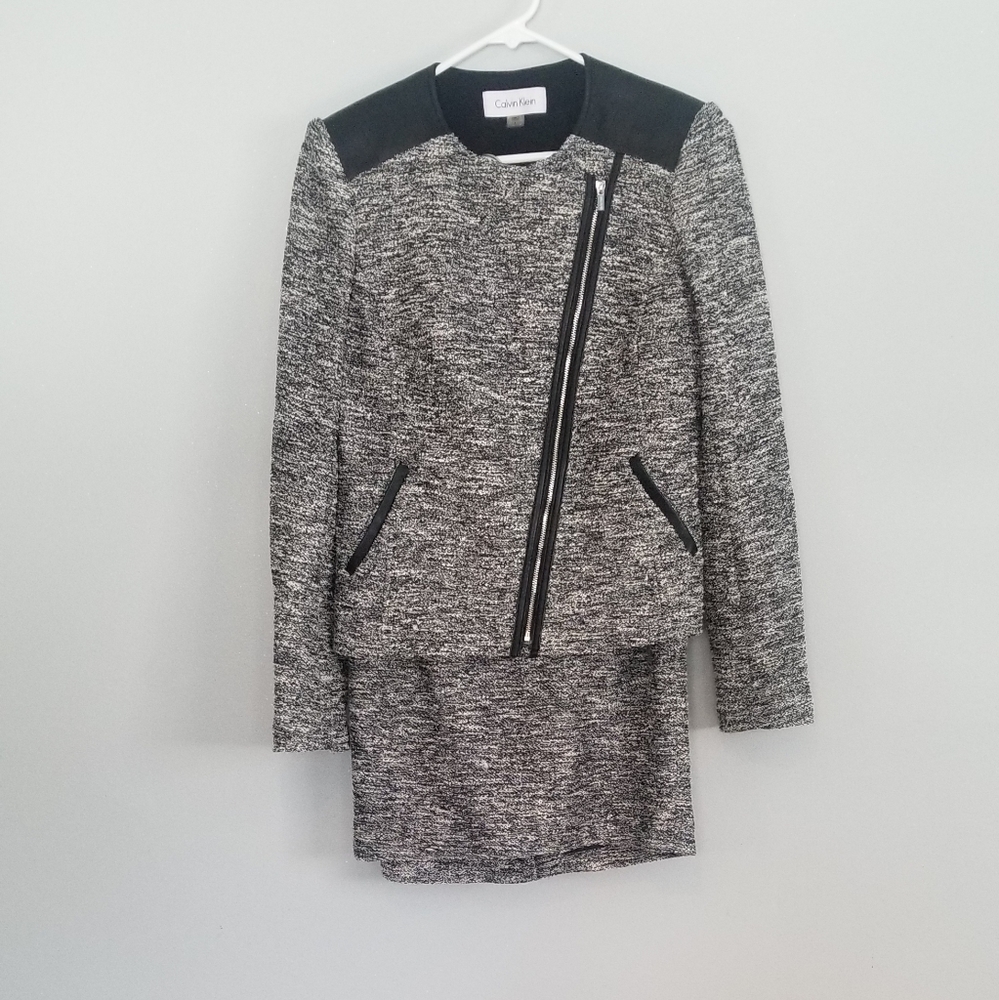 Tweed Suit & Skirt Set